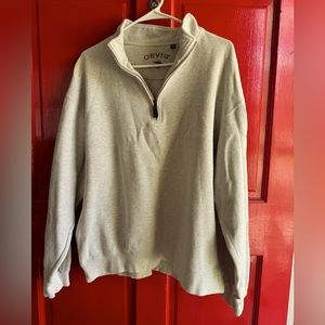 White Orvis Pullover